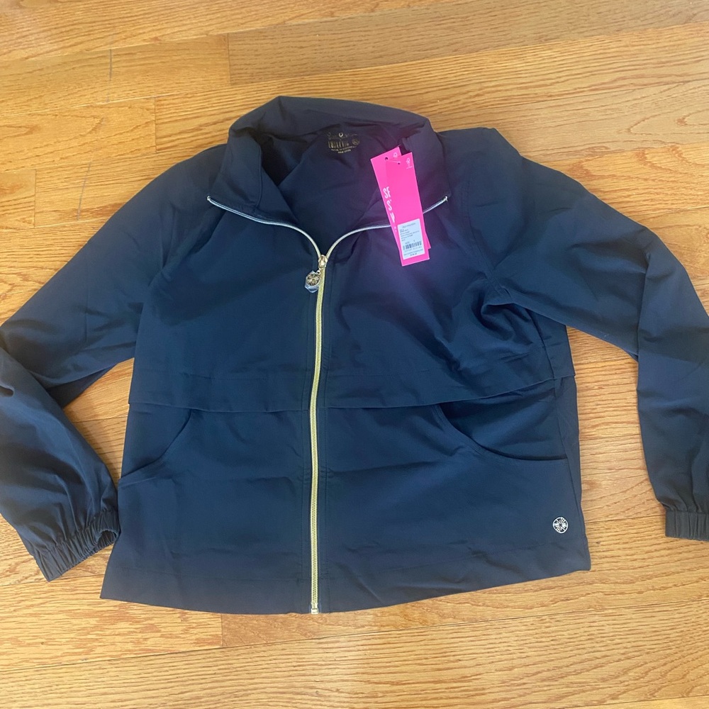 Lilly Pulitzer UPF 50+ Luxletic performance jacket size Small